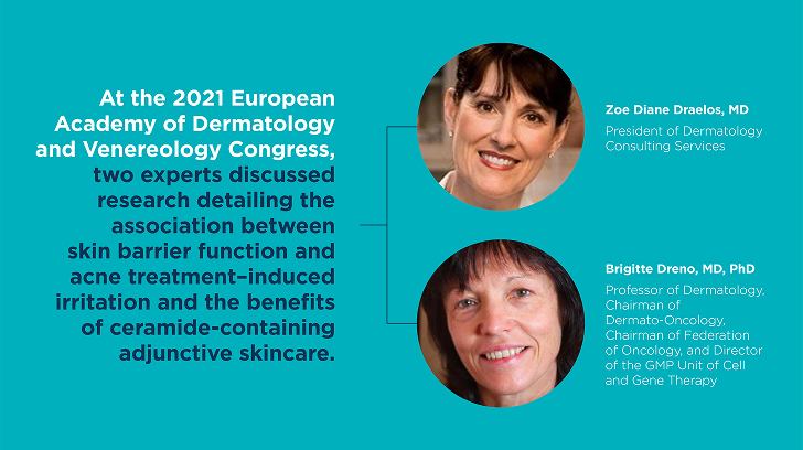 Impact of ceramide-containing skincare on acne medication-induced barrier dysfunction